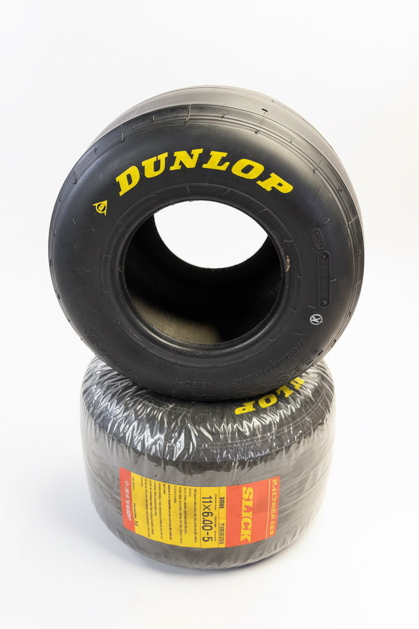 Premium Go Kart / Mini bike DUNLOP tire s
Size 10X6.00-5 Slick Tread Made in Japan