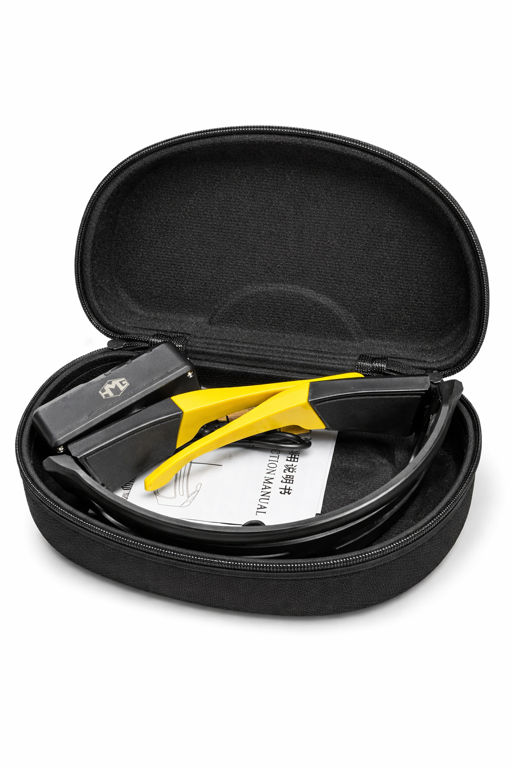 Safety Glasses with Rechargeable Headlamp