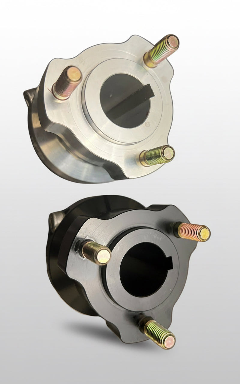 Go kart One-Piece Billet Alum. Racing Wheel Hub for live Axle – hmg customs